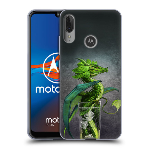 Stanley Morrison Dragons Green Mojito Drink Soft Gel Case for Motorola Moto E6 Plus