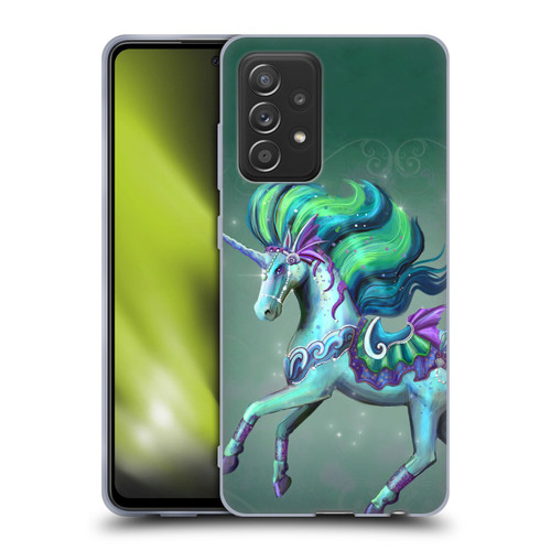 Rose Khan Unicorns Sea Green Soft Gel Case for Samsung Galaxy A52 / A52s / 5G (2021)