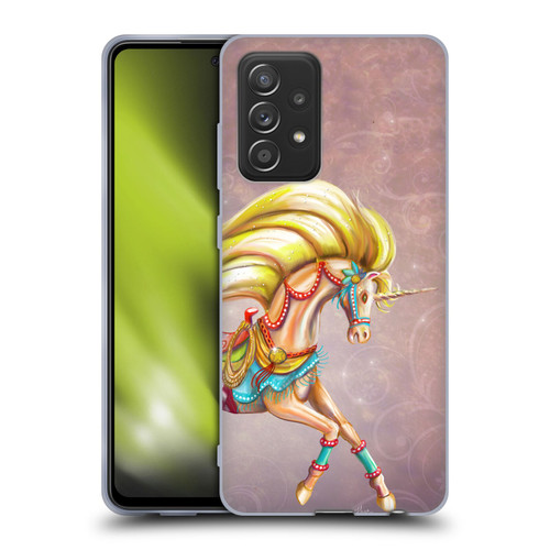 Rose Khan Unicorns Western Palomino Soft Gel Case for Samsung Galaxy A52 / A52s / 5G (2021)