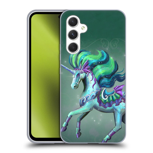 Rose Khan Unicorns Sea Green Soft Gel Case for Samsung Galaxy A54 5G