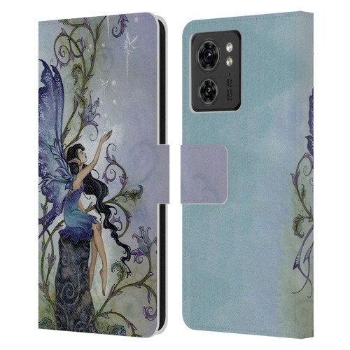 Amy Brown Pixies Creation Leather Book Wallet Case Cover For Motorola Moto Edge 40