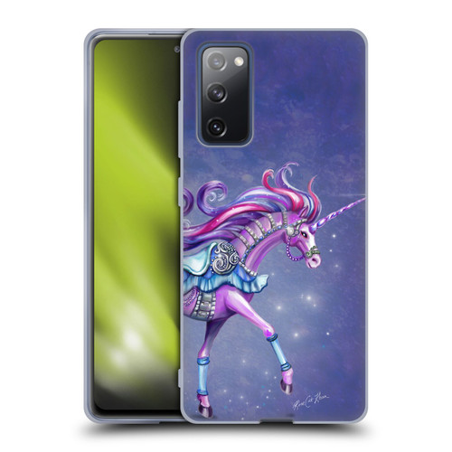 Rose Khan Unicorns Purple Carousel Horse Soft Gel Case for Samsung Galaxy S20 FE / 5G