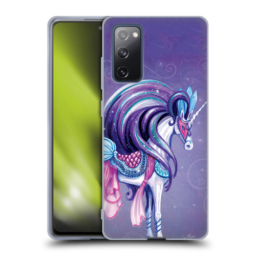 Rose Khan Unicorns White And Purple Soft Gel Case for Samsung Galaxy S20 FE / 5G