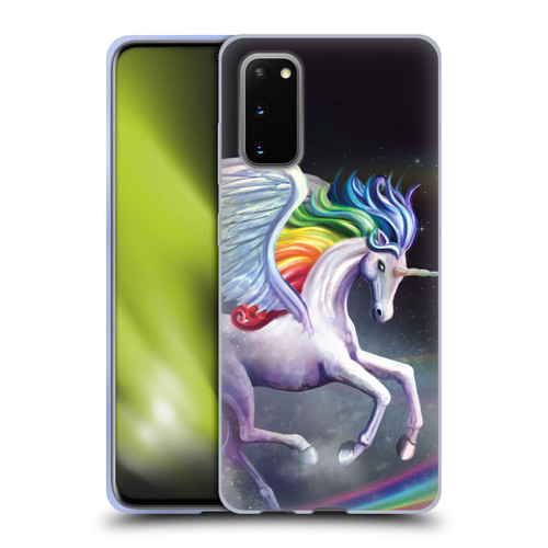 Rose Khan Unicorns Rainbow Dancer Soft Gel Case for Samsung Galaxy S20 / S20 5G
