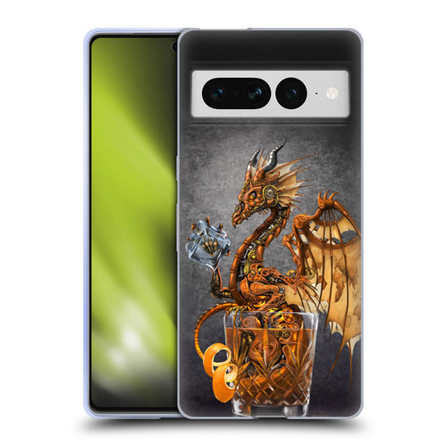 Stanley Morrison Dragons Gold Steampunk Drink Soft Gel Case for Google Pixel 7 Pro