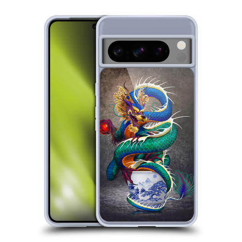 Stanley Morrison Dragons Asian Sake Drink Soft Gel Case for Google Pixel 8 Pro