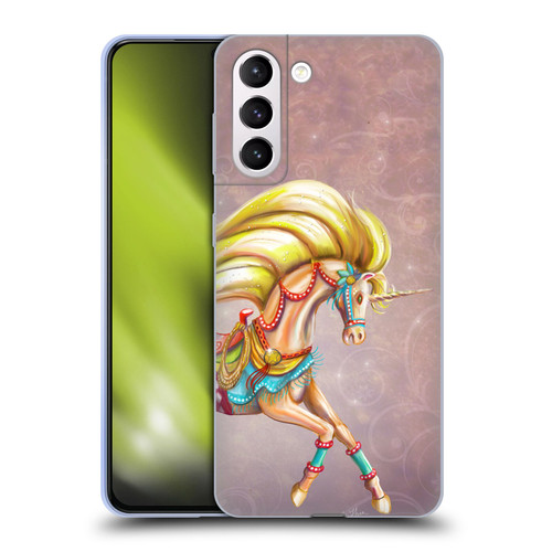 Rose Khan Unicorns Western Palomino Soft Gel Case for Samsung Galaxy S21+ 5G