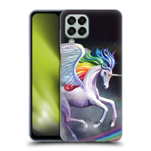 Rose Khan Unicorns Rainbow Dancer Soft Gel Case for Samsung Galaxy M33 (2022)