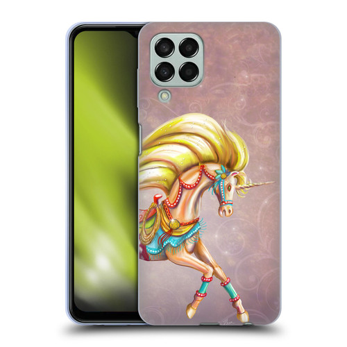 Rose Khan Unicorns Western Palomino Soft Gel Case for Samsung Galaxy M33 (2022)