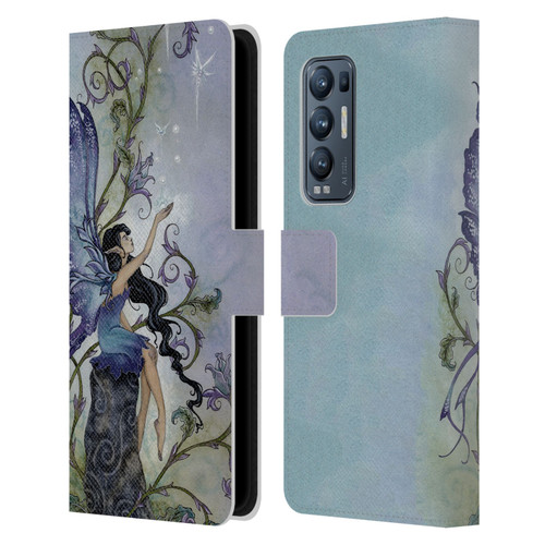 Amy Brown Pixies Creation Leather Book Wallet Case Cover For OPPO Find X3 Neo / Reno5 Pro+ 5G