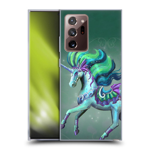 Rose Khan Unicorns Sea Green Soft Gel Case for Samsung Galaxy Note20 Ultra / 5G