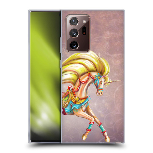 Rose Khan Unicorns Western Palomino Soft Gel Case for Samsung Galaxy Note20 Ultra / 5G