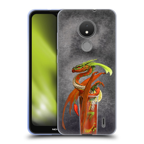 Stanley Morrison Dragons Red Tomato Bloody Mary Soft Gel Case for Nokia C21