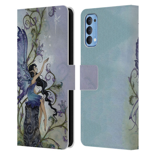 Amy Brown Pixies Creation Leather Book Wallet Case Cover For OPPO Reno 4 5G