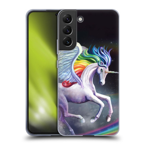 Rose Khan Unicorns Rainbow Dancer Soft Gel Case for Samsung Galaxy S22+ 5G