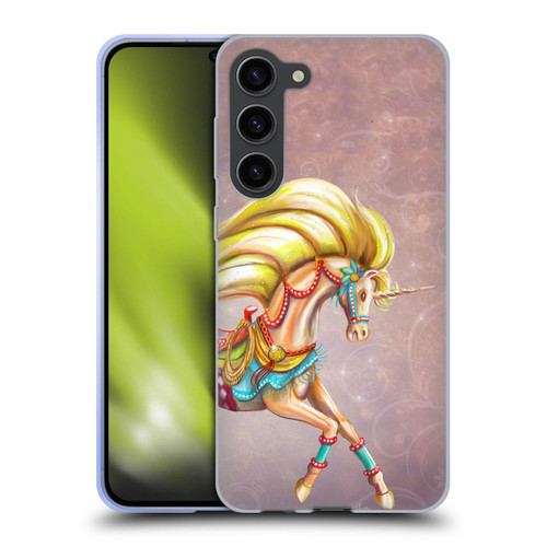 Rose Khan Unicorns Western Palomino Soft Gel Case for Samsung Galaxy S23+ 5G