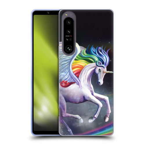Rose Khan Unicorns Rainbow Dancer Soft Gel Case for Sony Xperia 1 IV