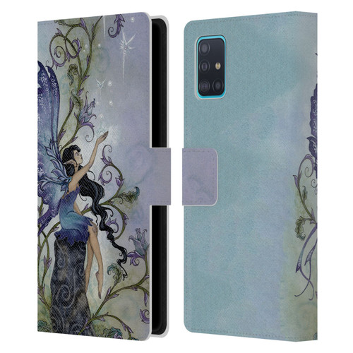 Amy Brown Pixies Creation Leather Book Wallet Case Cover For Samsung Galaxy A51 (2019)