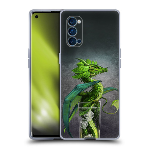 Stanley Morrison Dragons Green Mojito Drink Soft Gel Case for OPPO Reno 4 Pro 5G