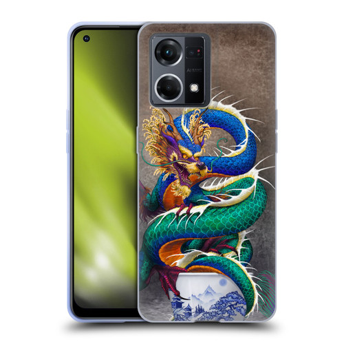 Stanley Morrison Dragons Asian Sake Drink Soft Gel Case for OPPO Reno8 4G