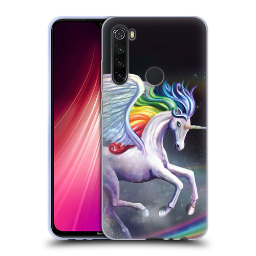 Rose Khan Unicorns Rainbow Dancer Soft Gel Case for Xiaomi Redmi Note 8T