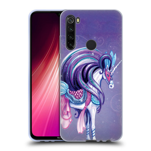 Rose Khan Unicorns White And Purple Soft Gel Case for Xiaomi Redmi Note 8T