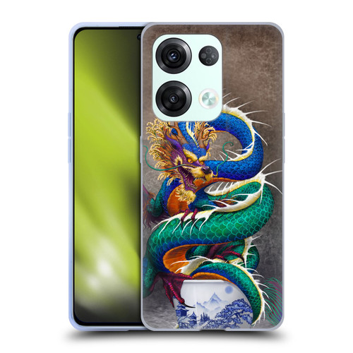 Stanley Morrison Dragons Asian Sake Drink Soft Gel Case for OPPO Reno8 Pro