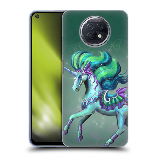 Rose Khan Unicorns Sea Green Soft Gel Case for Xiaomi Redmi Note 9T 5G