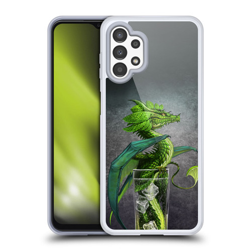 Stanley Morrison Dragons Green Mojito Drink Soft Gel Case for Samsung Galaxy A13 (2022)