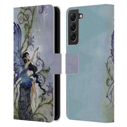 Amy Brown Pixies Creation Leather Book Wallet Case Cover For Samsung Galaxy S22+ 5G