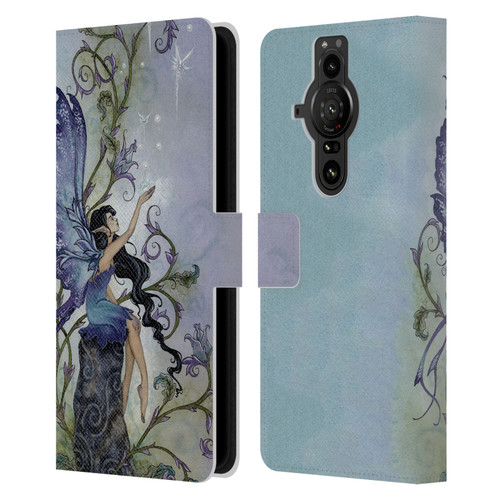 Amy Brown Pixies Creation Leather Book Wallet Case Cover For Sony Xperia Pro-I