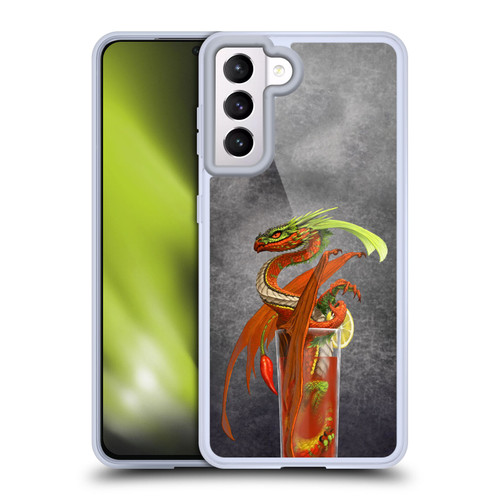 Stanley Morrison Dragons Red Tomato Bloody Mary Soft Gel Case for Samsung Galaxy S21 5G