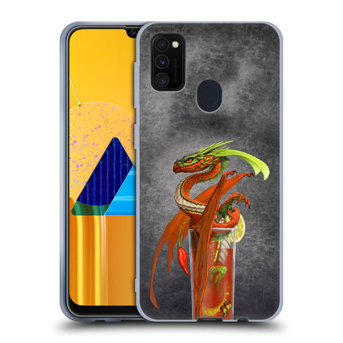 Stanley Morrison Dragons Red Tomato Bloody Mary Soft Gel Case for Samsung Galaxy M30s (2019)/M21 (2020)