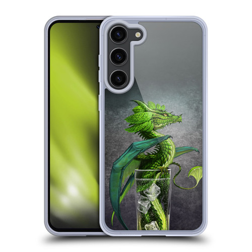 Stanley Morrison Dragons Green Mojito Drink Soft Gel Case for Samsung Galaxy S23+ 5G