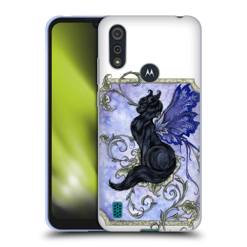 Amy Brown Folklore Fairy Cat Soft Gel Case for Motorola Moto E6s (2020)