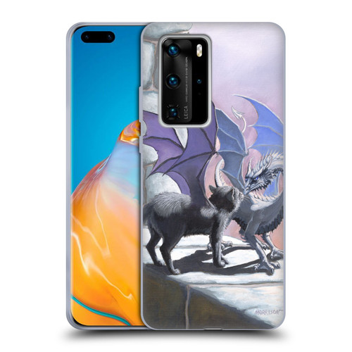 Stanley Morrison Dragons 2 Black Winged Cat Soft Gel Case for Huawei P40 Pro / P40 Pro Plus 5G
