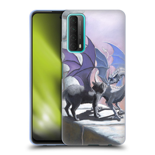 Stanley Morrison Dragons 2 Black Winged Cat Soft Gel Case for Huawei P Smart (2021)