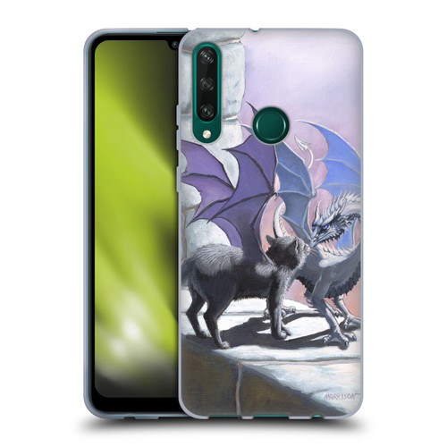Stanley Morrison Dragons 2 Black Winged Cat Soft Gel Case for Huawei Y6p