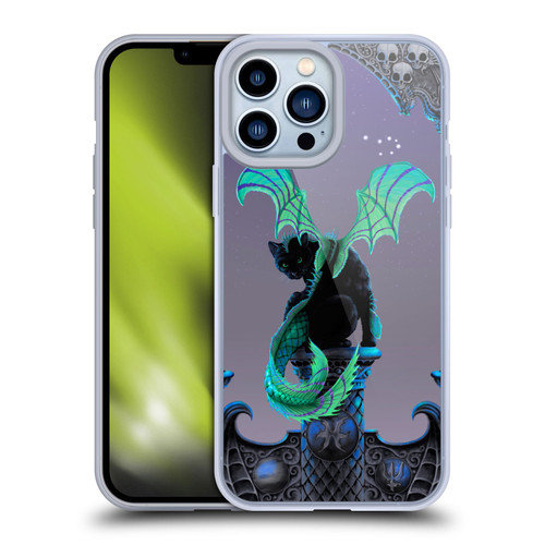 Stanley Morrison Dragons 2 Gothic Winged Cat Soft Gel Case for Apple iPhone 13 Pro Max