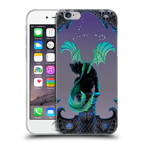 Stanley Morrison Dragons 2 Gothic Winged Cat Soft Gel Case for Apple iPhone 6 / iPhone 6s