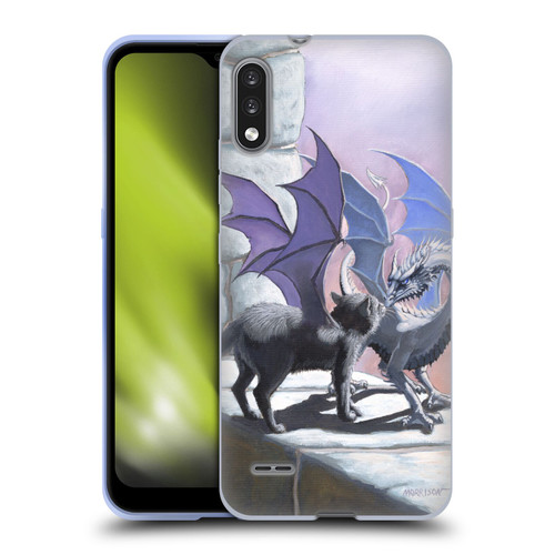 Stanley Morrison Dragons 2 Black Winged Cat Soft Gel Case for LG K22