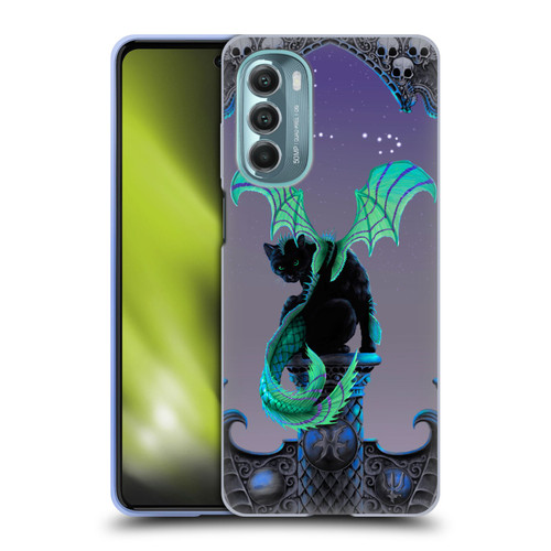 Stanley Morrison Dragons 2 Gothic Winged Cat Soft Gel Case for Motorola Moto G Stylus 5G (2022)