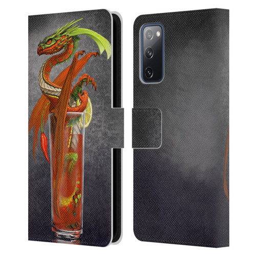 Stanley Morrison Dragons Red Tomato Bloody Mary Leather Book Wallet Case Cover For Samsung Galaxy S20 FE / 5G