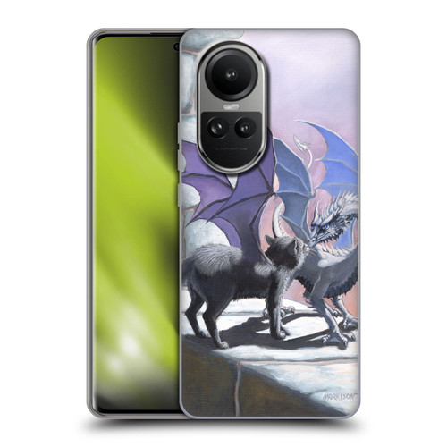 Stanley Morrison Dragons 2 Black Winged Cat Soft Gel Case for OPPO Reno10 5G / Reno10 Pro 5G