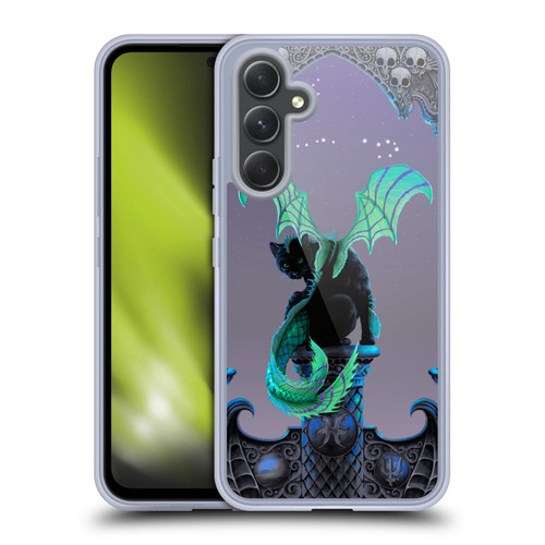 Stanley Morrison Dragons 2 Gothic Winged Cat Soft Gel Case for Samsung Galaxy A54 5G