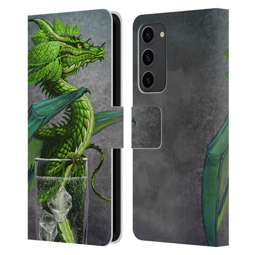 Stanley Morrison Dragons Green Mojito Drink Leather Book Wallet Case Cover For Samsung Galaxy S23+ 5G