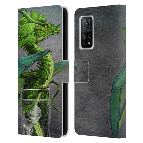 Stanley Morrison Dragons Green Mojito Drink Leather Book Wallet Case Cover For Xiaomi Mi 10T 5G