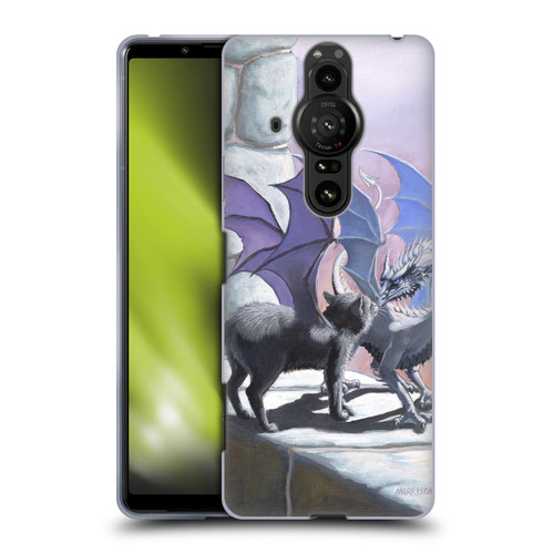 Stanley Morrison Dragons 2 Black Winged Cat Soft Gel Case for Sony Xperia Pro-I