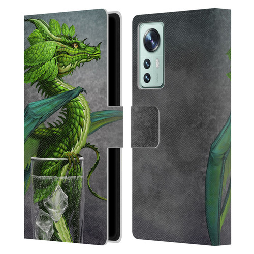Stanley Morrison Dragons Green Mojito Drink Leather Book Wallet Case Cover For Xiaomi 12