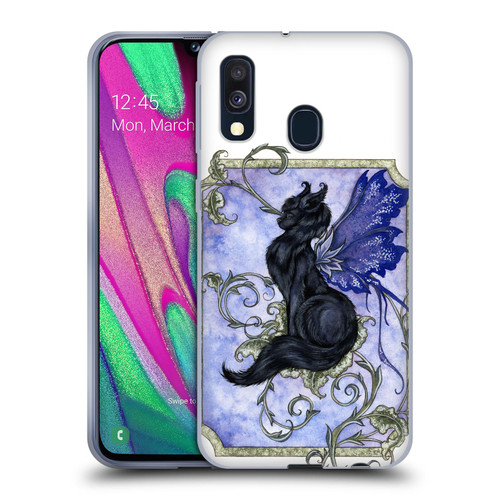 Amy Brown Folklore Fairy Cat Soft Gel Case for Samsung Galaxy A40 (2019)